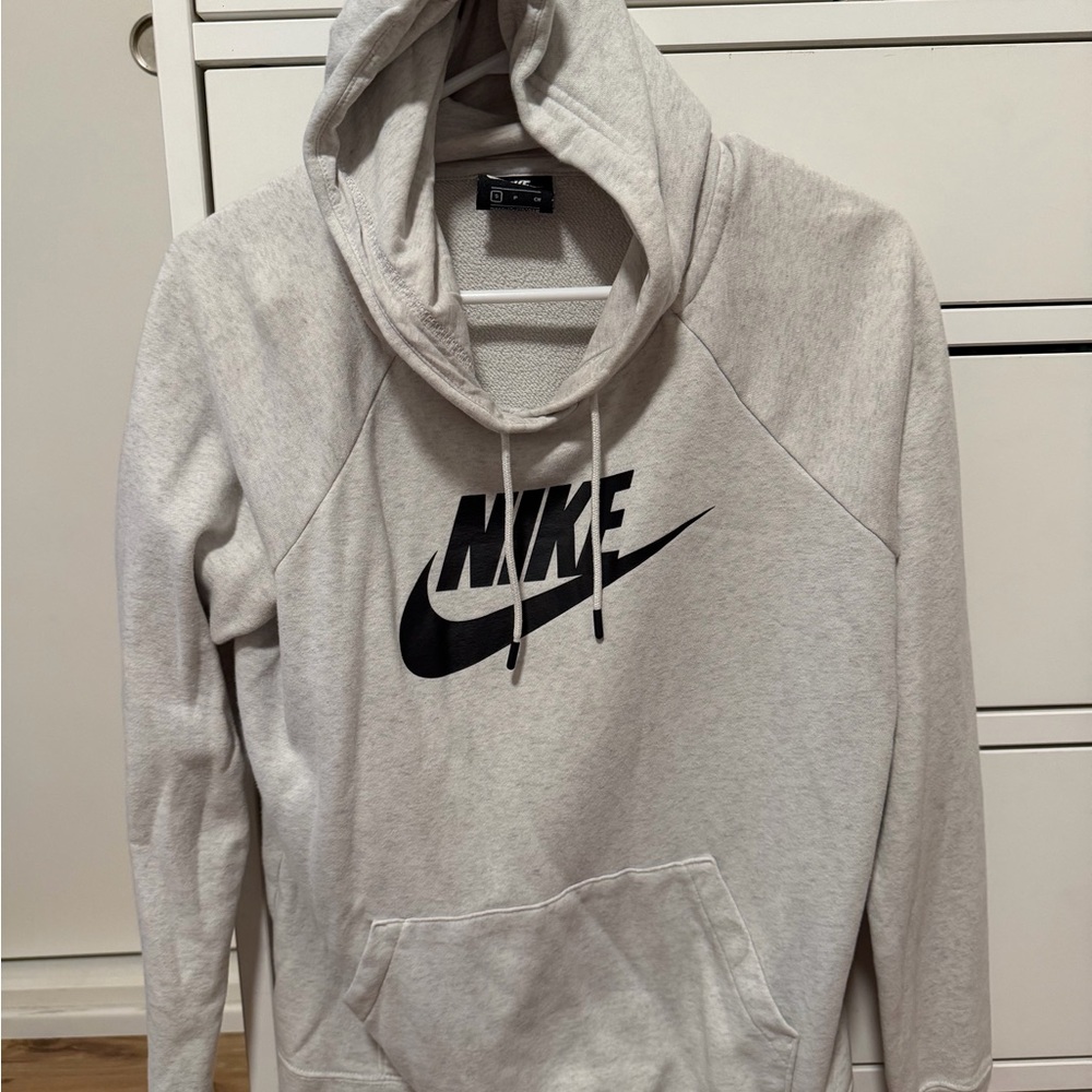 Nike Men's Light Gray Hoodie